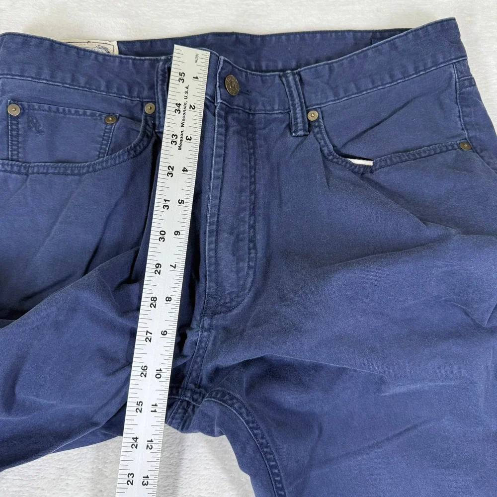 Polo Ralph Lauren Mens 34x30 Navy Blue Authentic Dungarees Straight Leg Pants